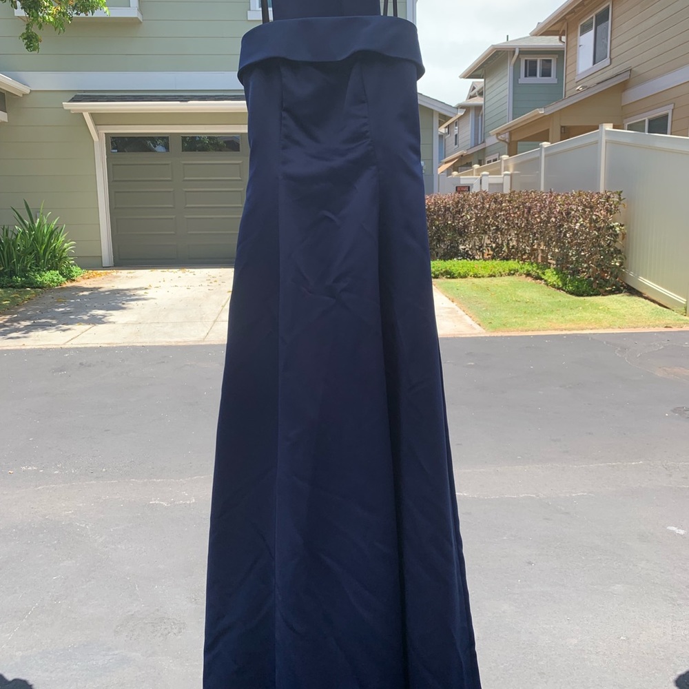 Strapless ball gown with shawl